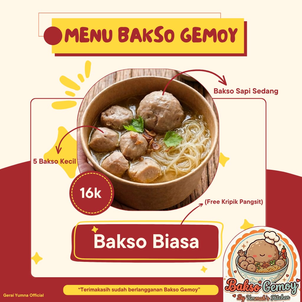 9. ALFI_ Bakso biasa 