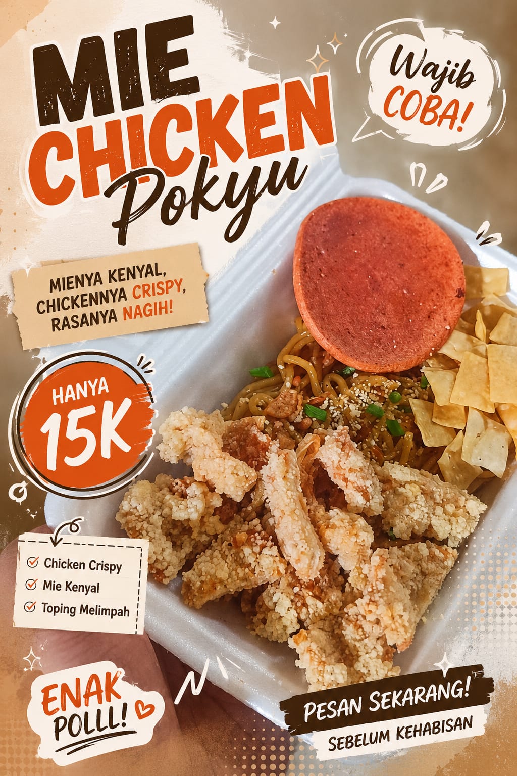 Mie Chiken pokyu 