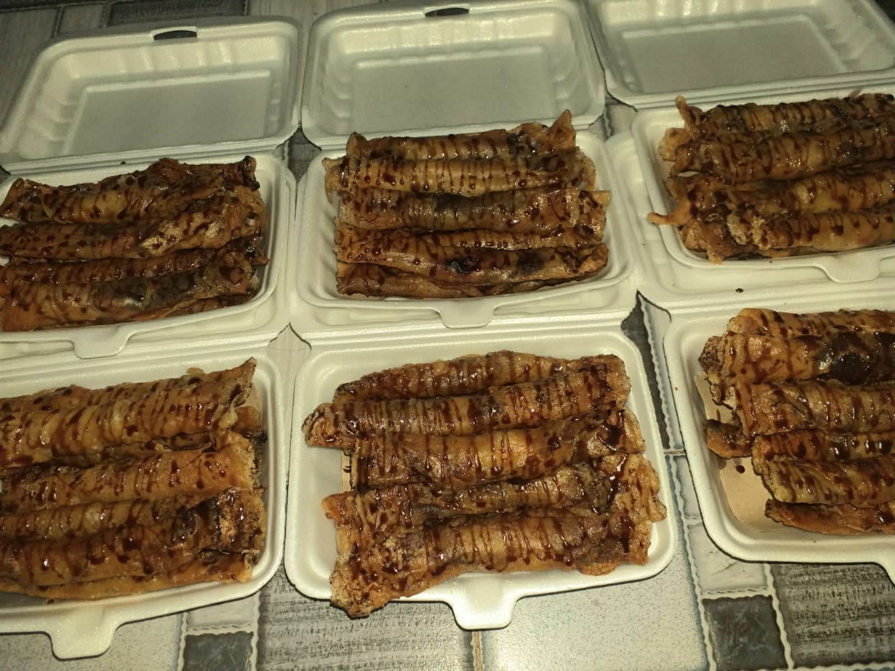 Lumpia Pisang Coklat (@cup isi 8 pcs)