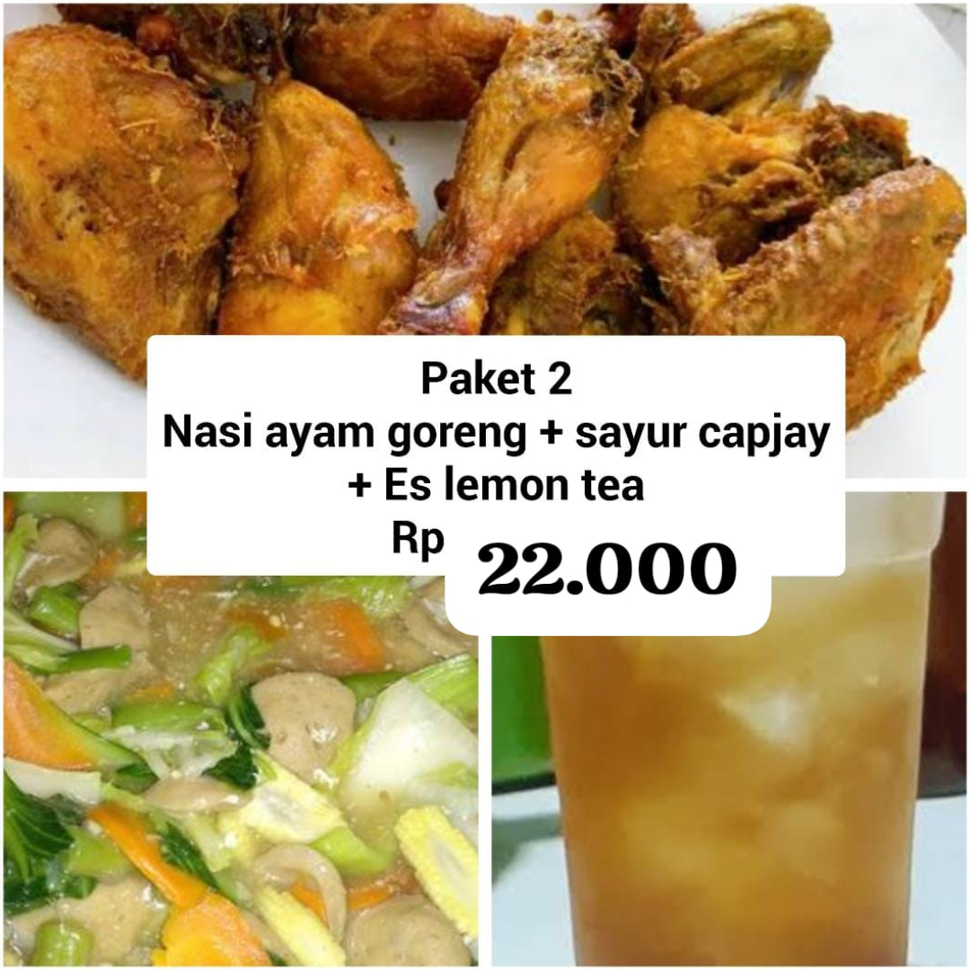 Paket Nasi Ayam Goreng