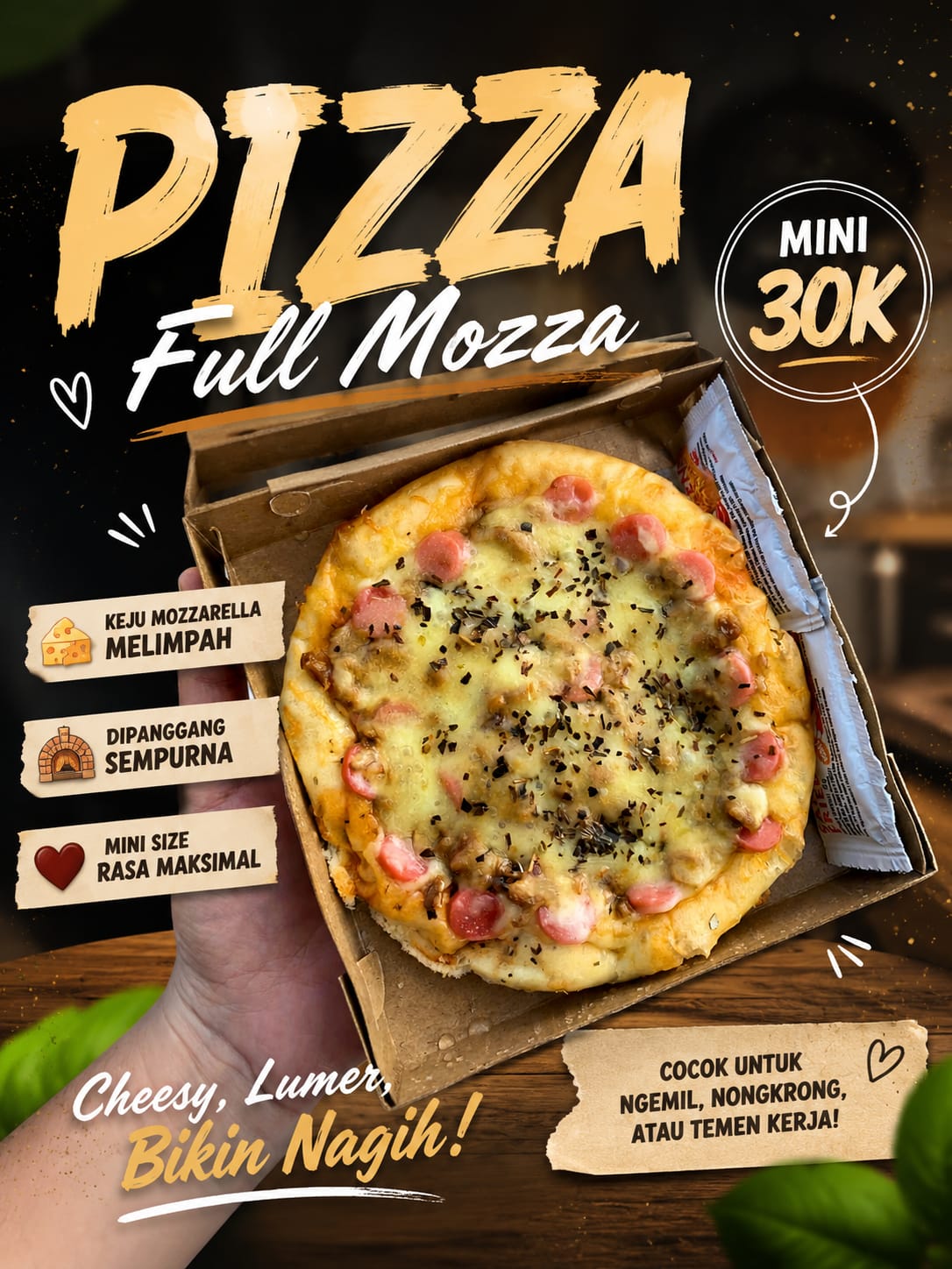 Pizza full moza mini 