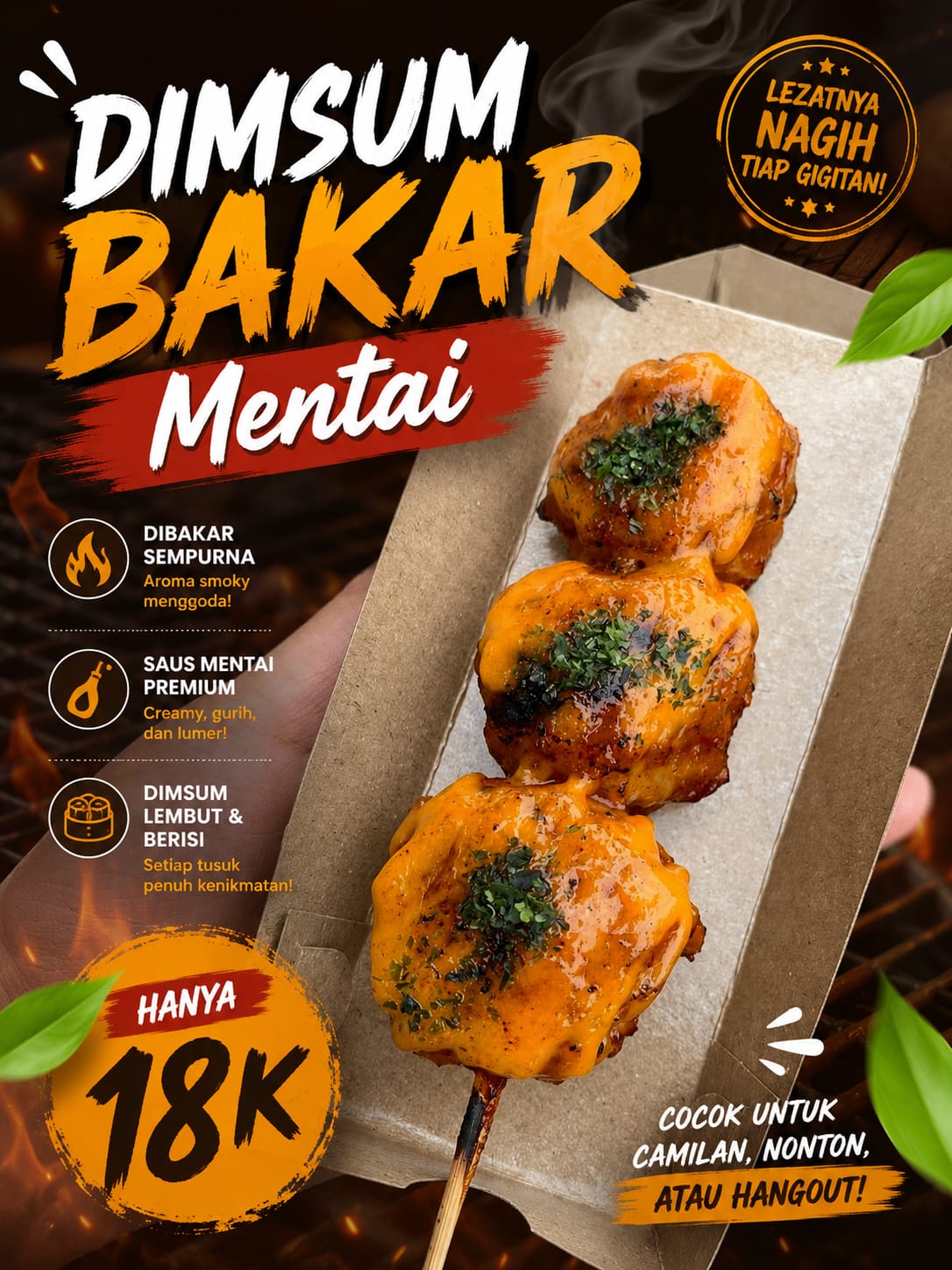 Dimsum bakar mentai